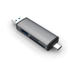Adaptador lector de targetes USB C a SD - Adaptador MSLFORCE USB C