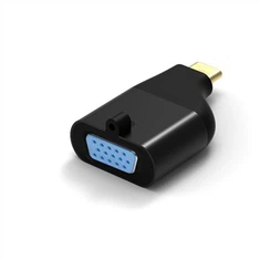 Adaptador Mini USB C a VGA amb disseny de clauer
